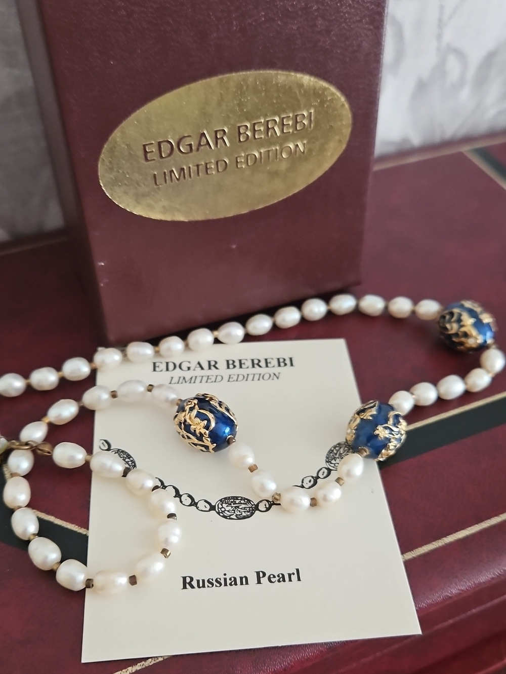 Edgar Berebi Russian Freshwater Pearls Limited Edition Necklace.
